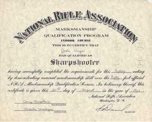 Sharpshooter award