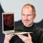 Steve Jobs with MacBook Air