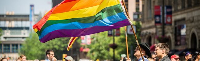 Rainbow flag - Minneapolis Pride Parade