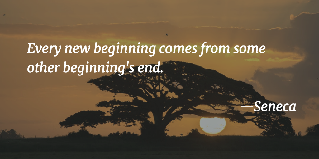 Seneca quote about new beginnings